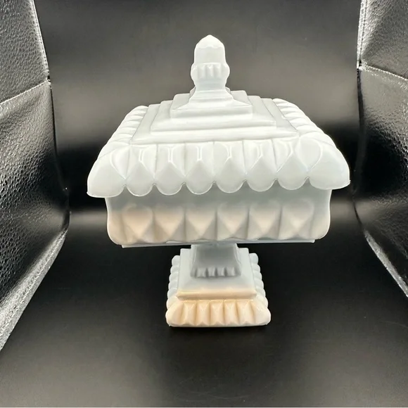 Milk Glass Candy dish - Picture 2 of 9